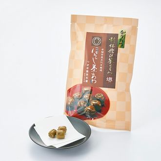 つぼ市製茶本舗 利休侘び茶くるみ ほうじ茶あめ