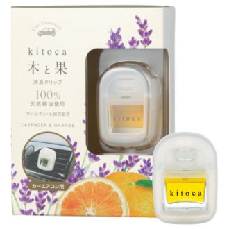 木と果 消臭クリップ ラベンダー＆オレンジ