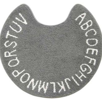 Saltoru トイレマット アルファベット グレー