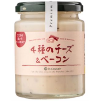 サンクゼール 4種のチーズ&ベーコンソース