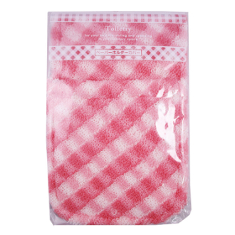 ヨコズナクリエーション ペーパーホルダーカバー　ルプラン(ピンク)