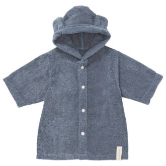 cocochiena（ココチエナ）ココポンチョ ベビーポンチョ ネイビーブルー