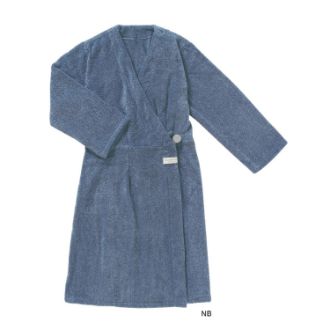 cocochiena（ココチエナ）ココローブ バスローブ  ネイビーブルー