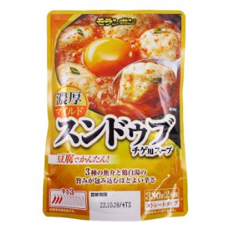 モランボンスンドゥブチゲ用スープ 濃厚マイルド330ｇ