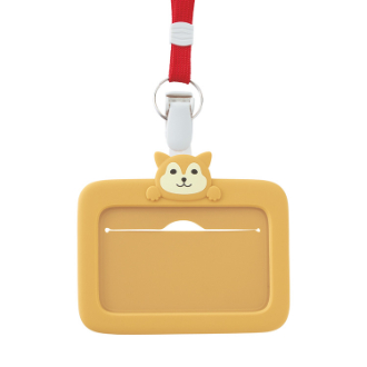 〔リヒトラブ 〕SMART FIT PuniLabo　IDカードホルダー　シバイヌ