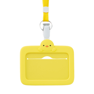 〔リヒトラブ 〕SMART FIT PuniLabo　IDカードホルダー　ヒヨコ