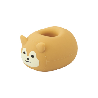 〔リヒトラブ 〕SMART FIT PuniLabo 寝ころびペンスタンド　シバイヌ