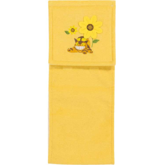 となりのトトロ 花のバス停 ペーパーホルダーカバー イエロー