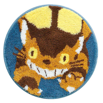 となりのトトロ チェアパッド よるのもり ブルー