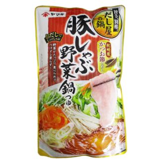 豚しゃぶ野菜鍋つゆ かつお