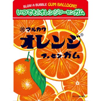 マルカワ チャック袋オレンジフーセンガム