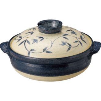 呉須唐草 9号深鍋