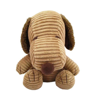 【SNOOPY】スヌーピー　コーデュロイシリーズ　ぬいぐるみS　ブラウン