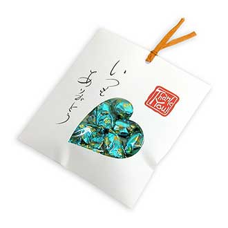 [2026バレンタイン]感謝のしおり ティラミスチョコ白