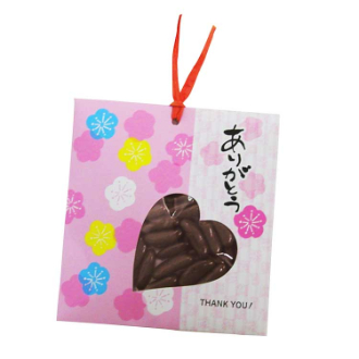 【おかき】感謝のしおり 柿の種ミルクチョコ