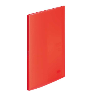 〔リヒトラブ 〕soeru クリヤーブック Ａ４（２０P）サニーレッド