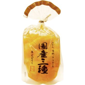 サンヨー 国産三種果実ゼリー