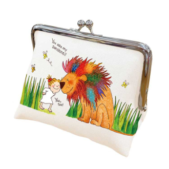 ココ がま口ポーチ ライオン