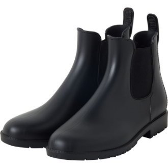 【WPC】サイドゴアレインブーツ　ブラック S