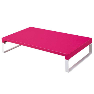 〔リヒトラブ 〕机上台＜幅３９０ｍｍ・ロータイプ＞赤