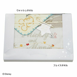 ディズニー「スターハピネス」 DS-9020　ウォッシュタオル1P/フェイスタオル1P