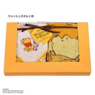 くまのプーさん「ハニープランタン」 DP-3815　ウォッシュタオル2P
