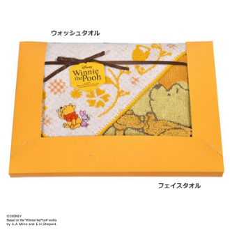 くまのプーさん「ハニープランタン」 DP-3820　ウォッシュタオル1P/フェイスタオル1P