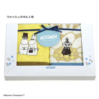 ムーミン「フレグラント」 MM-10015　ウォッシュタオル2P