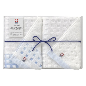 今治タオル「蒼海」 J-4310　ウォッシュタオル2P