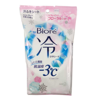 ビオレ冷シート リフレッシュフローラルの香り 20P
