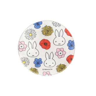 ミッフィー アクリルコースター　MIFFY FLORAL 　ホワイト