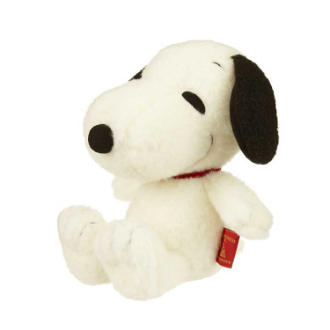 SNOOPY】スヌーピー しあわせスヌーピークラシック S ぬいぐるみ