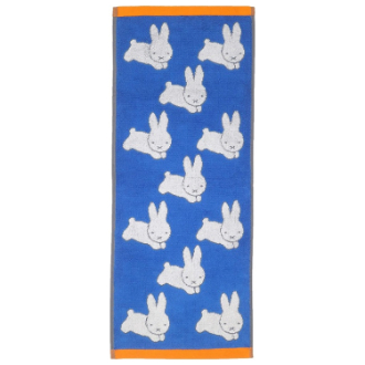 ミッフィー　「ブルーナウサギ」　フェイスタオル