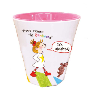 ココ メラミンカップ ピンク