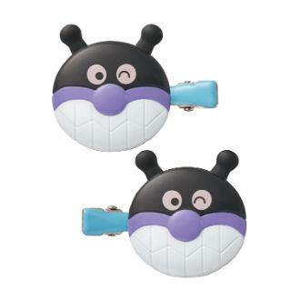 【アンパンマン】ヘアアクセサリー まえがみクリップ ばいきんまん