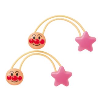【アンパンマン】ヘアアクセサリー ペアヘアゴム