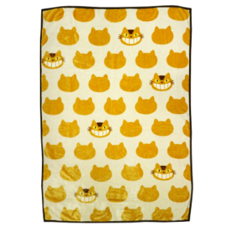 毛布　となりのトトロ 「ネコバスシルエット」