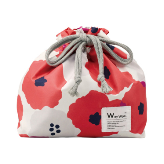 【WPC】ランチ巾着　ピオニレッド
