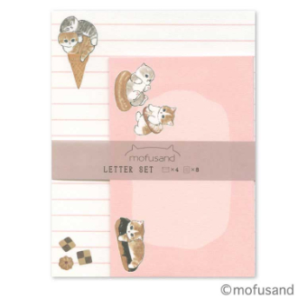 mofusand（もふさんど）レターセット　スイーツ