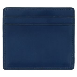 【Il Bussetto(イル・ブセット】 コンパクト　ウォレット　ブルー