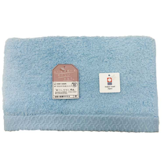 今治甘撚りバスタオルBLUE