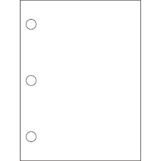 Keptミニバインダー用リフィル 無地ノート