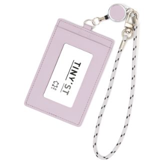 タイニスト リール付パスケース ライトモーヴ