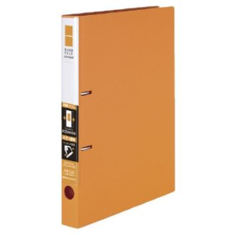 [コクヨ] リングファイル<スリム>A4縦・220枚 オレンジ