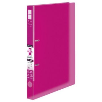 [コクヨ] リングファイル<スリム>A4縦・180枚 ピンク