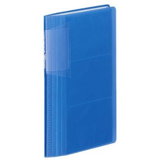 [コクヨ] カードホルダー<ノビータ>360名用 透明青