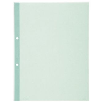 [コクヨ] クリヤーブック替紙A4縦2穴10枚入 緑