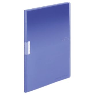 [コクヨ] クリヤーブック＜モッテ＞（固定式）A4縦 20枚ポケット 青
