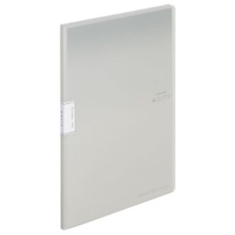 [コクヨ] クリヤーブック＜モッテ＞（固定式）A4縦 20枚ポケット グレー