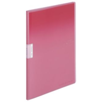 [コクヨ] クリヤーブック＜モッテ＞（固定式）A4縦 20枚ポケット ピンク